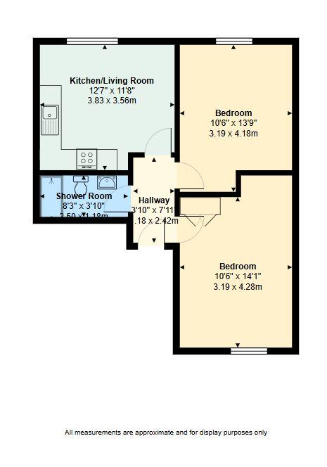 Floorplan for Clifton Street, Caerphilly